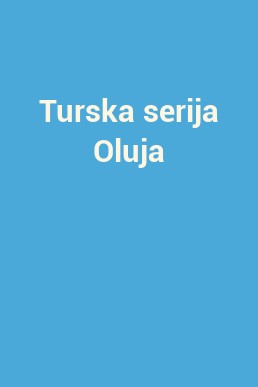 Turska serija Oluja